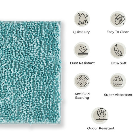 Glaze Teal Bathmat